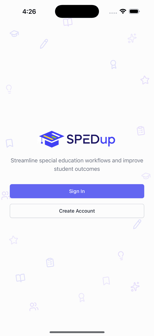 SPEDup Mobile App - Reports